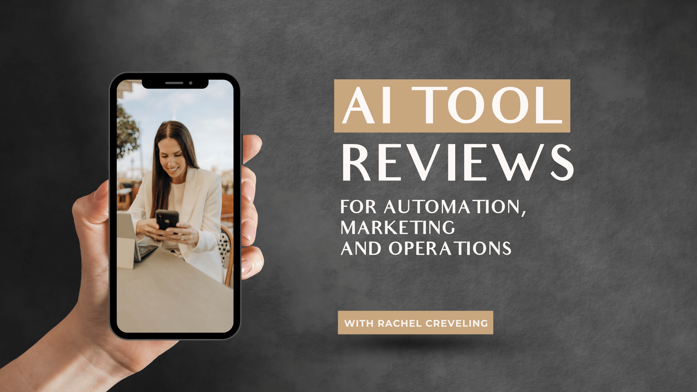 graphic that says AI Tool Reviews