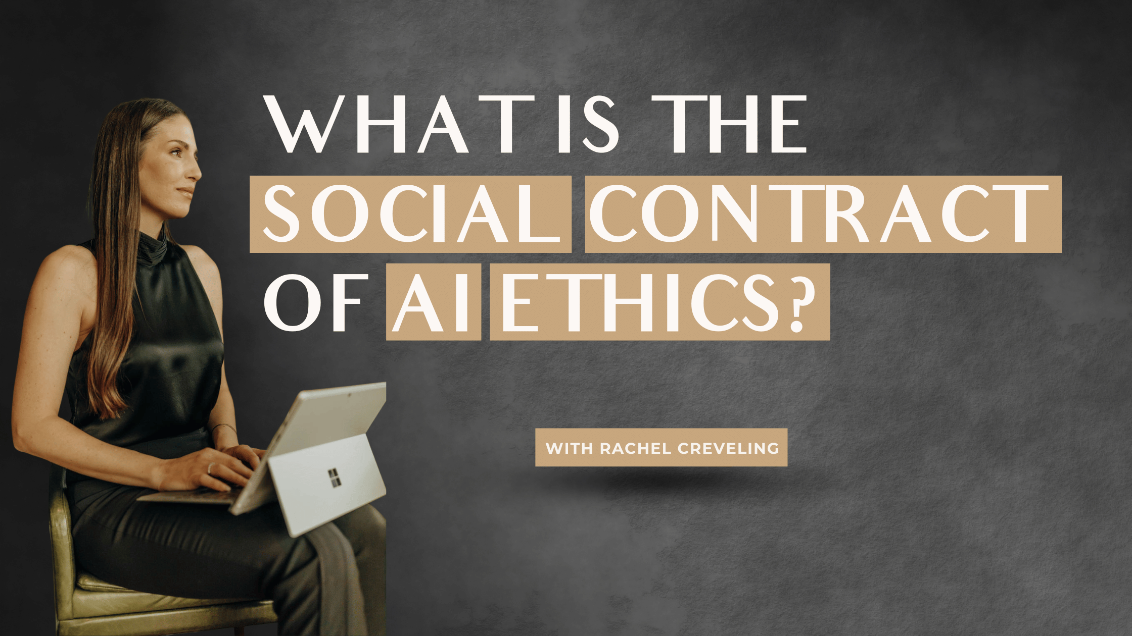 a graphic that says: what is the social contract of ai ethics